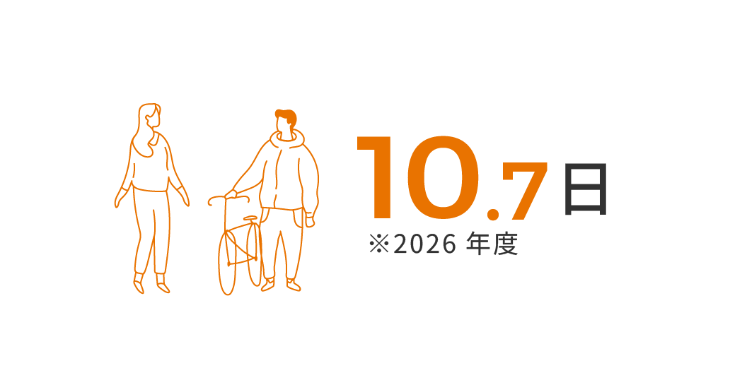 10.7日※2026年度